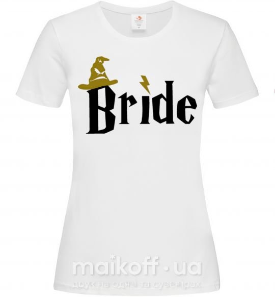 Женская футболка Bride hat Белый фото