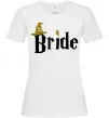 Жіноча футболка Bride hat Білий Жіноча футболка Bride hat Білий фото