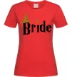 Жіноча футболка Bride hat Червоний Жіноча футболка Bride hat Червоний фото