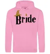 Женская толстовка (худи) Bride hat Розовый Женская толстовка (худи) Bride hat Розовый фото