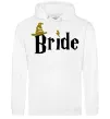 Жіноча толстовка (худі) Bride hat Білий фото
