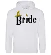 Жіноча толстовка (худі) Bride hat Сірий меланж фото