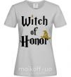 Женская футболка Witch of Honor Серый фото
