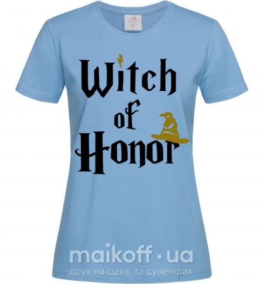 Женская футболка Witch of Honor Голубой фото