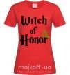 Жіноча футболка Witch of Honor Червоний фото