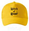 Кепка Witch of Honor Сонячно жовтий фото