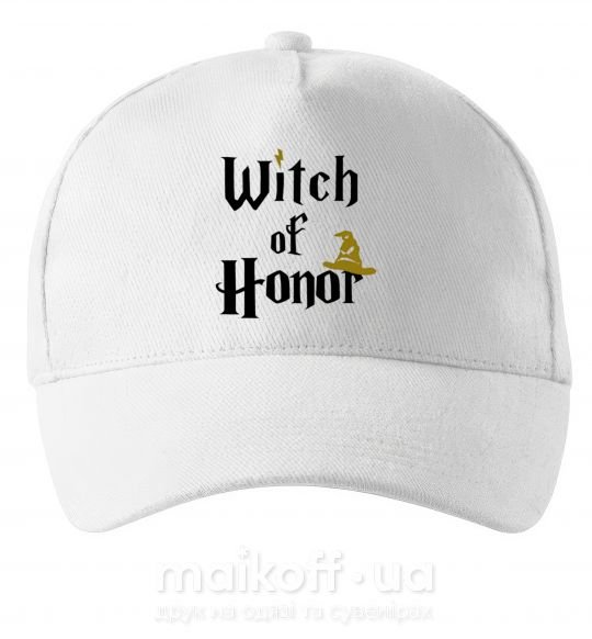 Кепка Witch of Honor Белый фото
