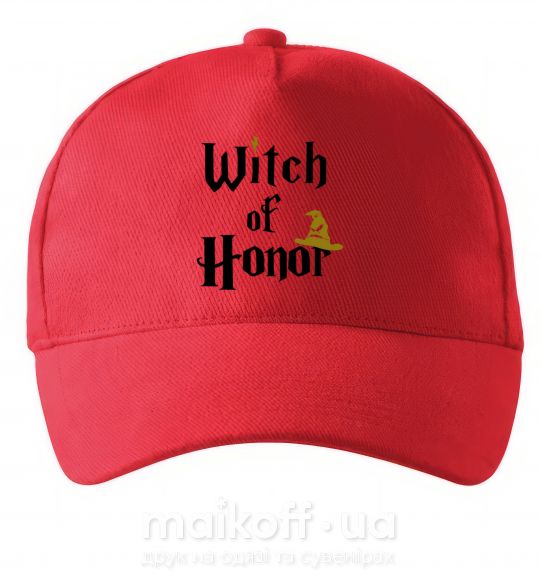 Кепка Witch of Honor Червоний фото