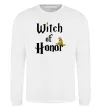 Свитшот Witch of Honor Белый фото