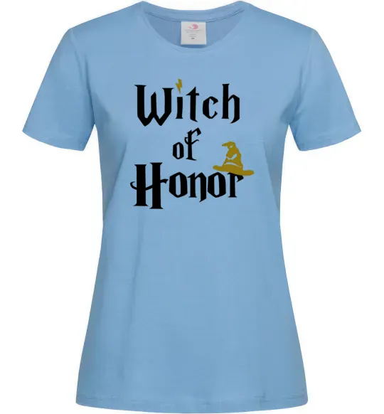 Женская футболка Witch of Honor Голубой фото