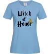 Женская футболка Witch of Honor Голубой фото