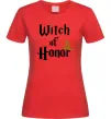 Женская футболка Witch of Honor Красный фото