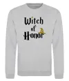 Свитшот Witch of Honor Серый меланж Свитшот Witch of Honor Серый меланж фото