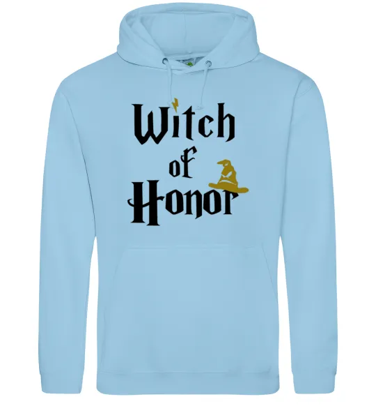 Жіноча толстовка (худі) Witch of Honor Блакитний фото
