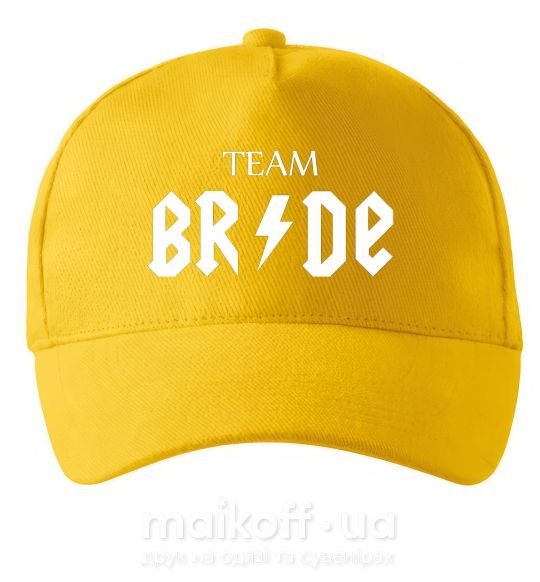 Кепка Team Bride ACDC Солнечно желтый фото