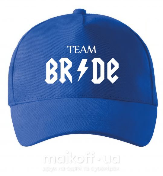 Кепка Team Bride ACDC Ярко-синий фото