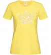 Женская футболка Team bride корона Лимонный фото