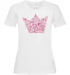 Жіноча футболка Bride crown Білий Жіноча футболка Bride crown Білий фото