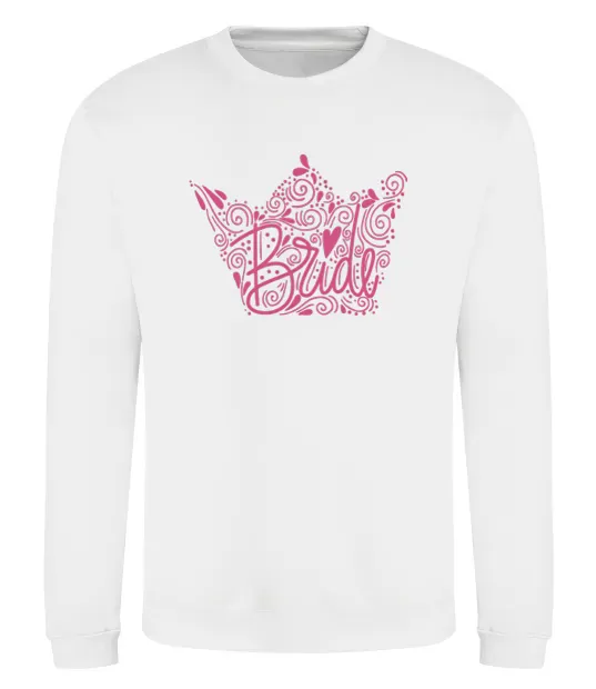 Світшот Bride crown Білий фото