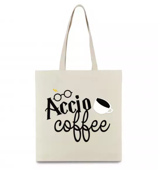 Эко-сумка Accio coffee Бежевый фото