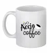 Чашка керамічна Accio coffee Білий Чашка керамічна Accio coffee Білий фото
