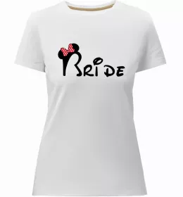 Женская премиум футболка HAPPY MICKEY Белый фото