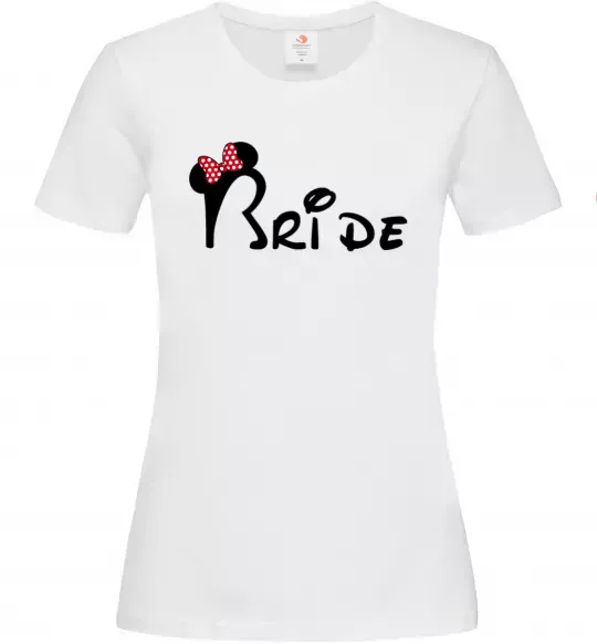 Жіноча футболка Bride Міккі Білий фото