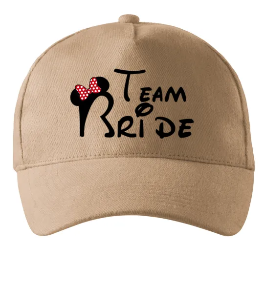 Кепка Team Bride Міккі Пісочний фото