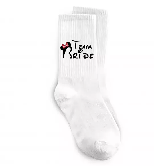 Шкарпетки Team Bride Міккі Білий фото