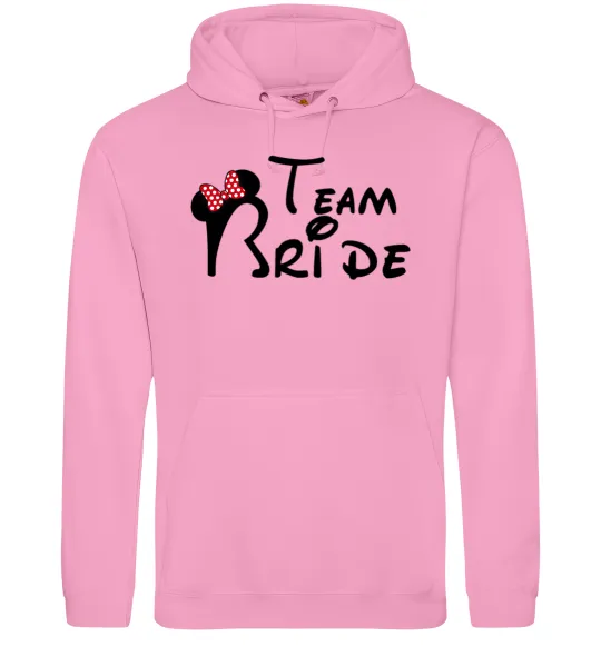 Женская толстовка (худи) Team Bride Міккі Розовый фото