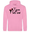 Женская толстовка (худи) Team Bride Міккі Розовый фото