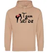 Жіноча толстовка (худі) Team Bride Міккі Пісочний фото