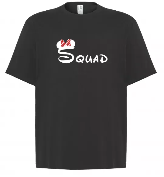 Футболка Оверсайз Squad Міккі Черный фото