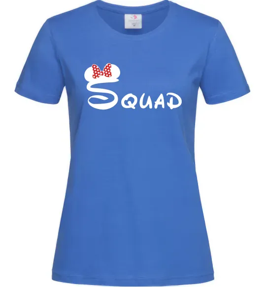 Жіноча футболка Squad Міккі Яскраво-синій фото