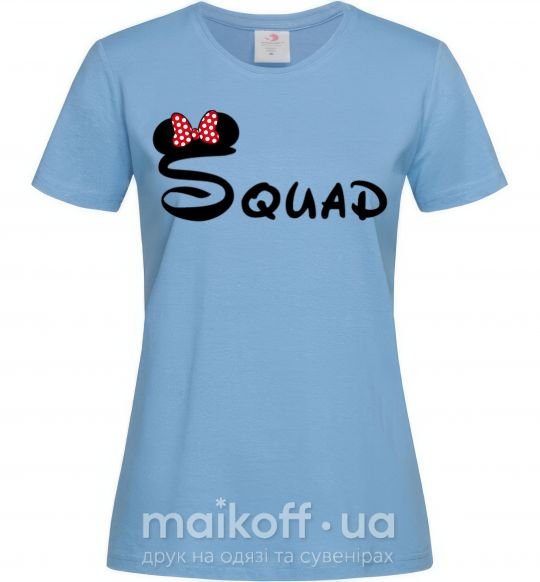 Жіноча футболка Squad Микки Блакитний фото