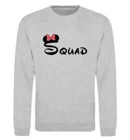 Свитшот Squad Міккі Серый меланж фото