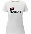 Женская премиум футболка Squad Міккі Белый фото