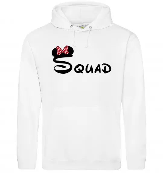 Жіноча толстовка (худі) Squad Міккі Білий фото