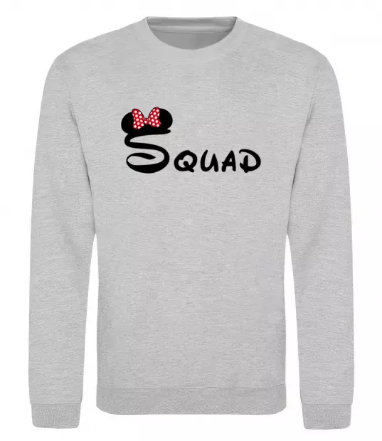 Світшот Squad Міккі Сірий меланж фото