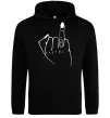 Жіноча толстовка (худі) Рука нареченої Чорний фото