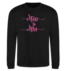 Свитшот Future mrs Черный фото