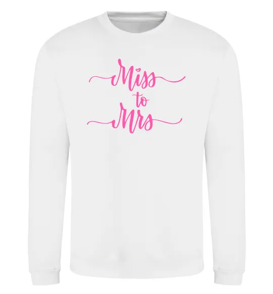 Світшот Future mrs Білий фото