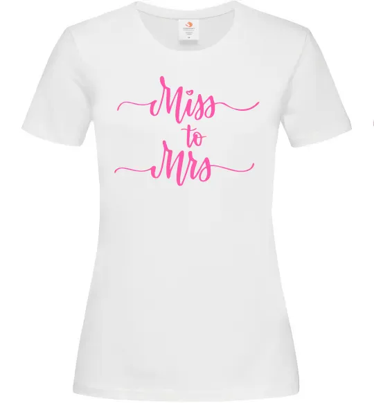 Жіноча футболка Future mrs Білий фото