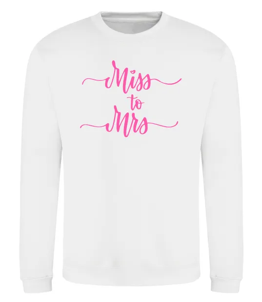 Свитшот Future mrs Белый фото