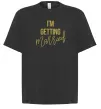 Футболка Оверсайз I am getting married Чорний Футболка Оверсайз I am getting married Чорний фото