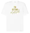Футболка Оверсайз I am getting married Білий Футболка Оверсайз I am getting married Білий фото