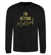 Світшот I am getting married Чорний фото