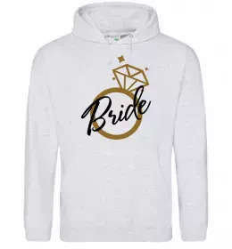Жіноча толстовка (худі) Bride brilliant Сірий меланж фото