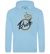 Женская толстовка (худи) Bride brilliant Голубой фото