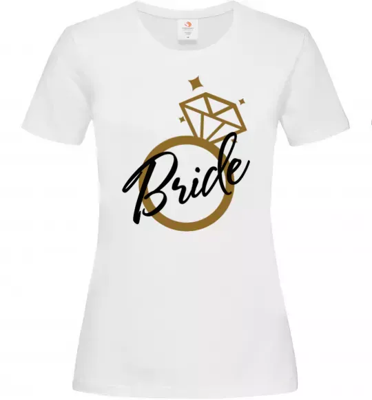 Женская футболка Bride brilliant Белый фото